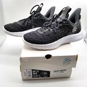 Under Armour Women Curry 8 Team Basketball Shoes Size 10 Black Mid Top